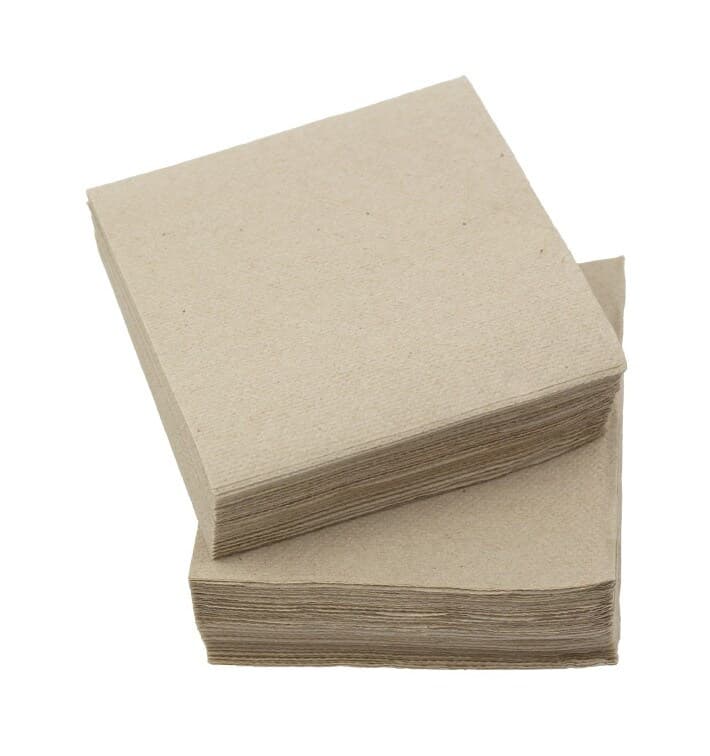 Servilletas de coctel de papel ecolögico (90uds)