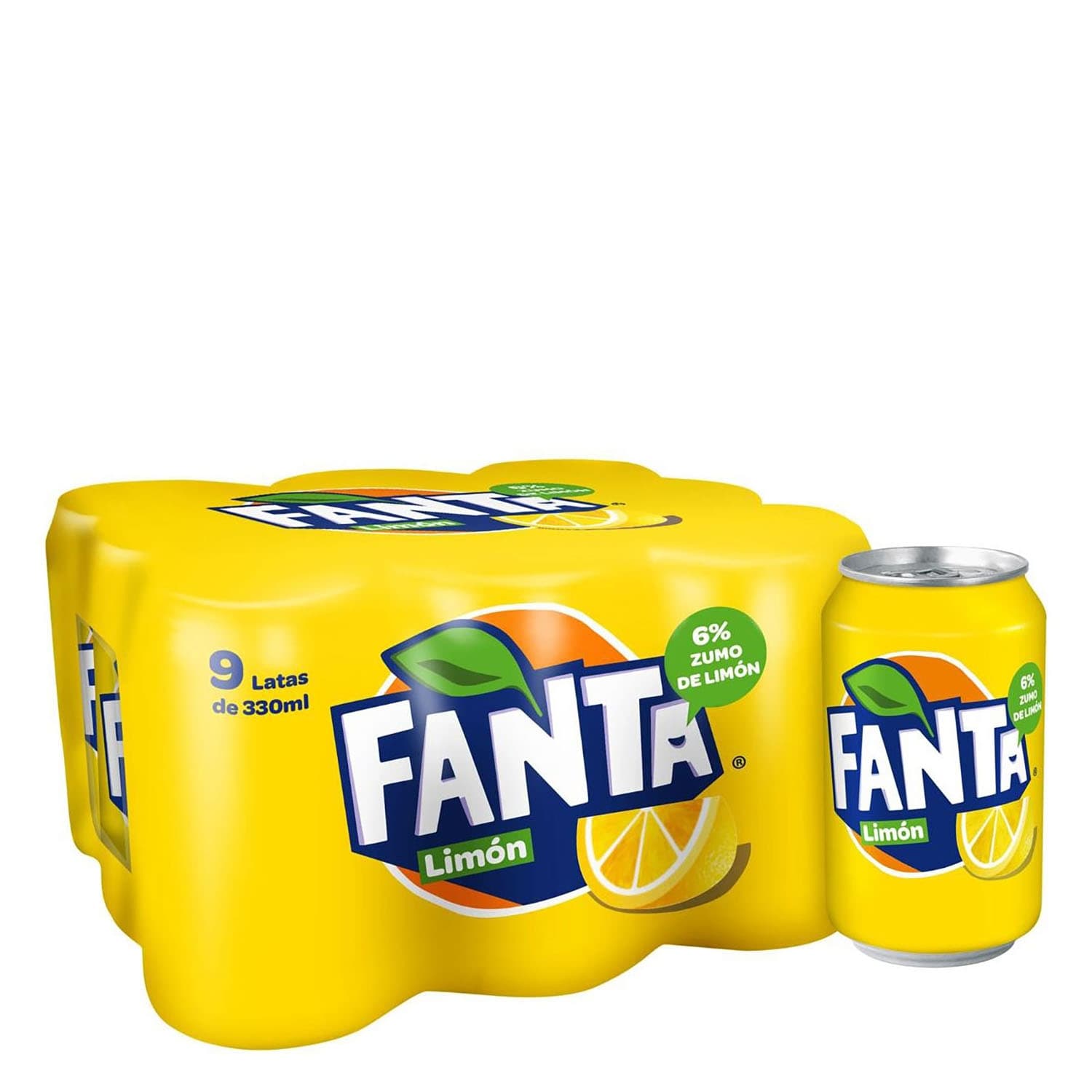 Fanta Limón - pack de 24 latas de 33cl