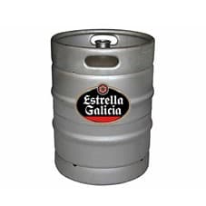 Barril de 50L de cerveza Estrella Galicia