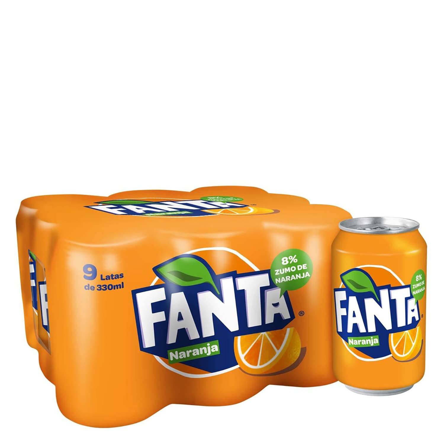 Fanta Naranja - pack de 24 latas de 33cl