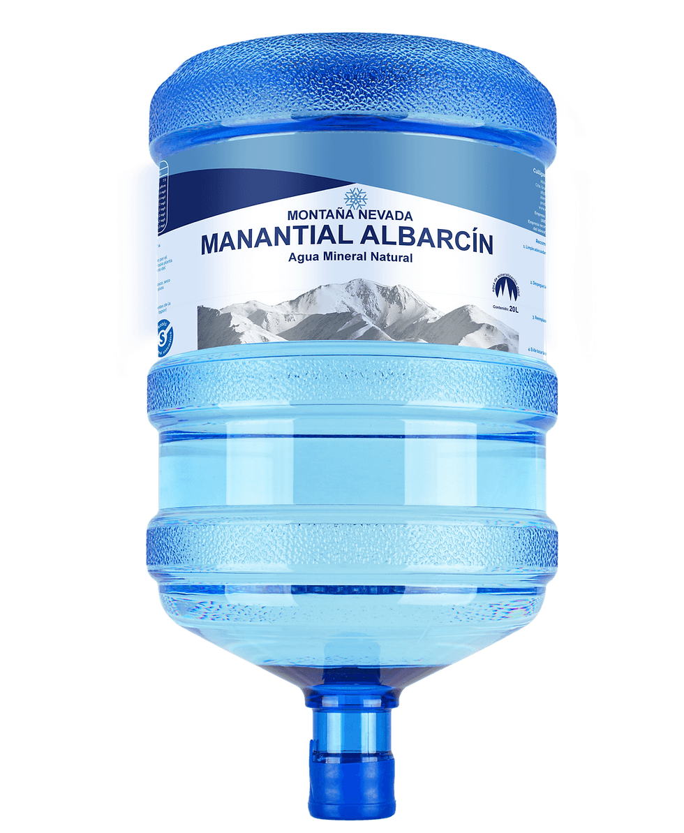 Garrafa de 20L de agua mineral para dispensador. Incluye 100 vasos desechables